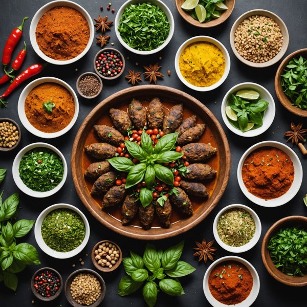 Comment préparer des plats de cuisine libanaise avec des épices et des herbes fraîches?