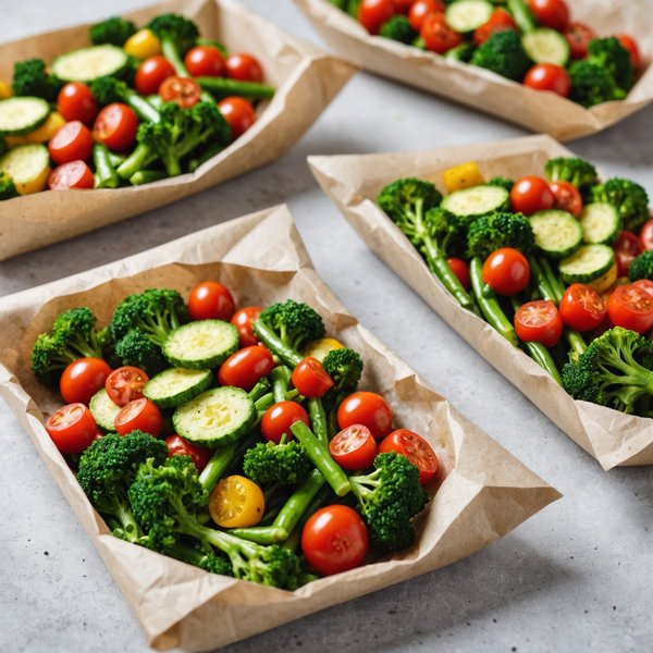 Comment préparer des plats de légumes en papillote sans matière grasse?