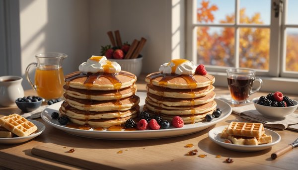 Les pancakes et waffles : des idées gourmandes à tester